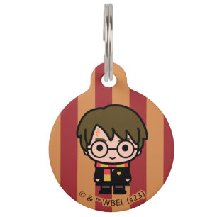 Harry Potter Cartoon Character Art Pet Tag
