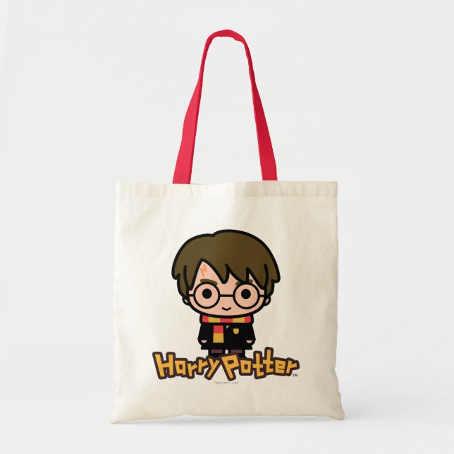Harry Potter Cartoon Character Art Tote Bag (Front)