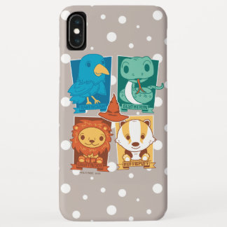 HARRY POTTER™ | CARTOON HOGWARTS™ HOUSES iPhone XS MAX CASE