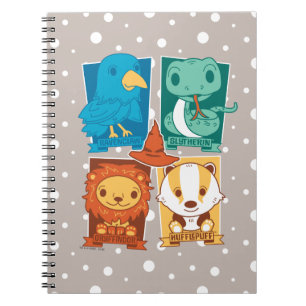 HARRY POTTER™ CARTOON HOGWARTS™ HOUSES NOTEBOOK