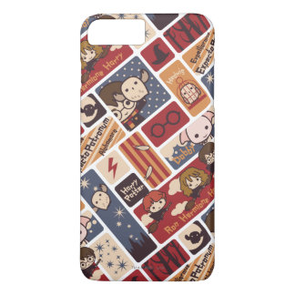 Harry Potter Cartoon Scenes Pattern iPhone 8 Plus/7 Plus Case