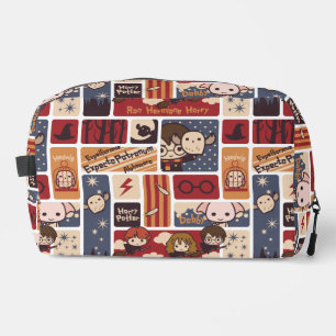 Harry Potter Cartoon Scenes Pattern Dopp Kit