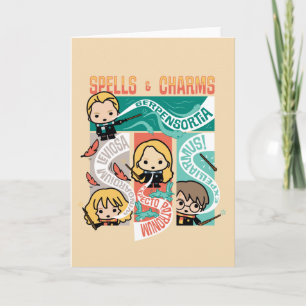 HARRY POTTER™   CARTOON SPELLS & CHARMS CARD
