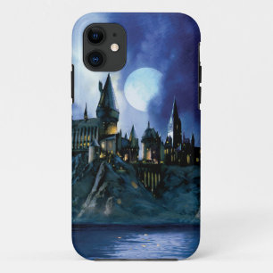 Harry Potter Castle   Hogwarts at Night iPhone 11 Case