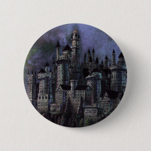 Harry Potter Castle Magnificent Hogwarts 6 Cm Round Badge