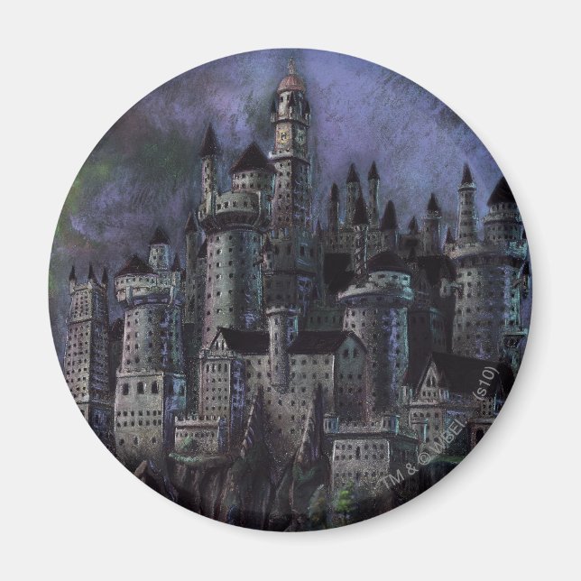 Harry Potter Castle | Magnificent Hogwarts Magnet (Front)