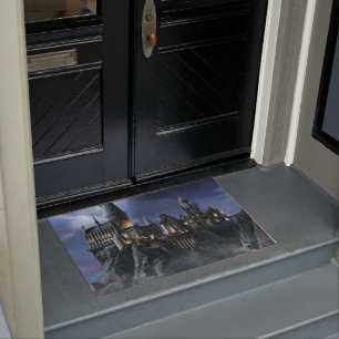 Harry Potter Castle Moonlit Hogwarts Doormat
