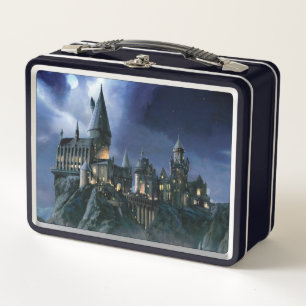 Harry Potter Castle Moonlit Hogwarts Metal Lunch Box