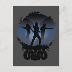 Harry Potter Chamber of Secrets Silhouette Postcard