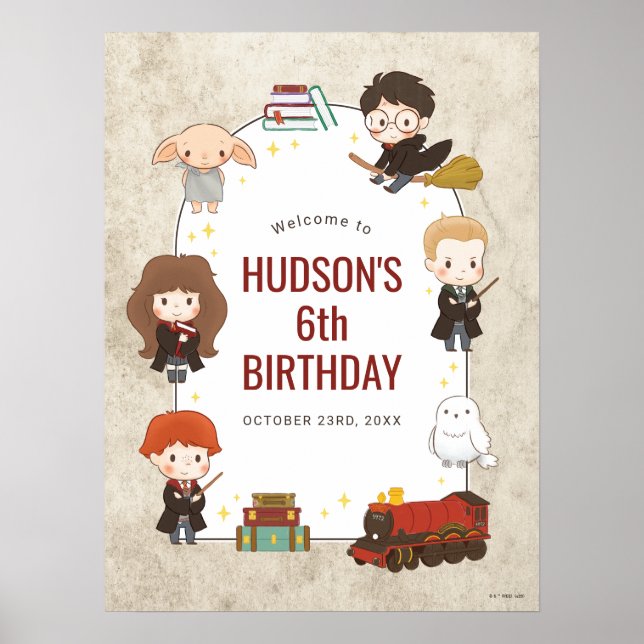 HARRY POTTER™ Character Magical Arch Birthday  Poster (Front)
