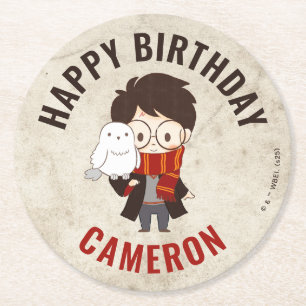 HARRY POTTER™ Character Magical Arch Birthday Round Paper Coaster