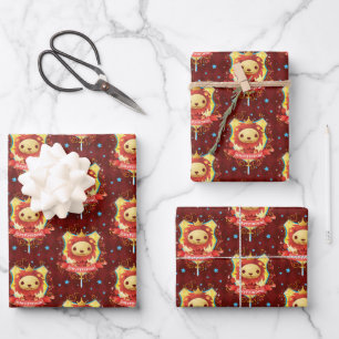 Harry Potter   Charming GRYFFINDOR™ Crest Wrapping Paper Sheet