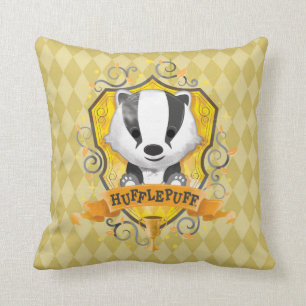 Harry Potter Charming HUFFLEPUFF™ Crest Cushion
