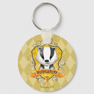 Harry Potter   Charming HUFFLEPUFF™ Crest Key Ring
