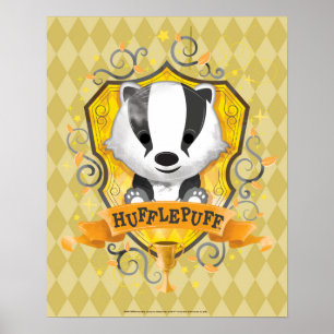 Harry Potter   Charming HUFFLEPUFF™ Crest Poster