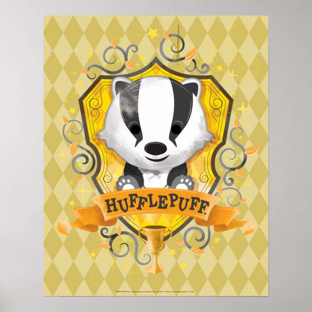 Harry Potter | Charming HUFFLEPUFF™ Crest Poster (Front)