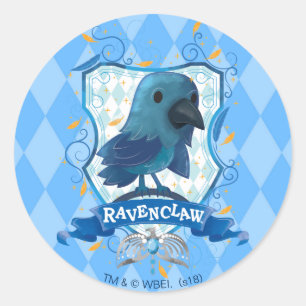 Harry Potter   Charming RAVENCLAW™ Crest Classic Round Sticker