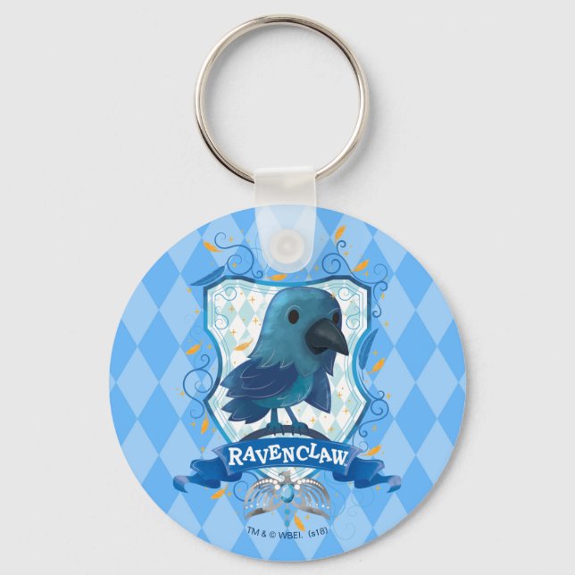 Harry Potter | Charming RAVENCLAW™ Crest Key Ring (Front)