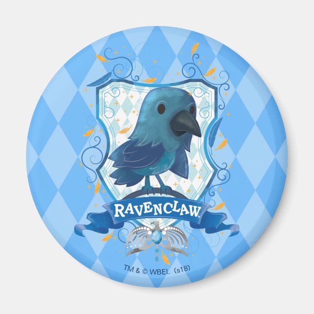 Harry Potter | Charming RAVENCLAW™ Crest Magnet (Front)