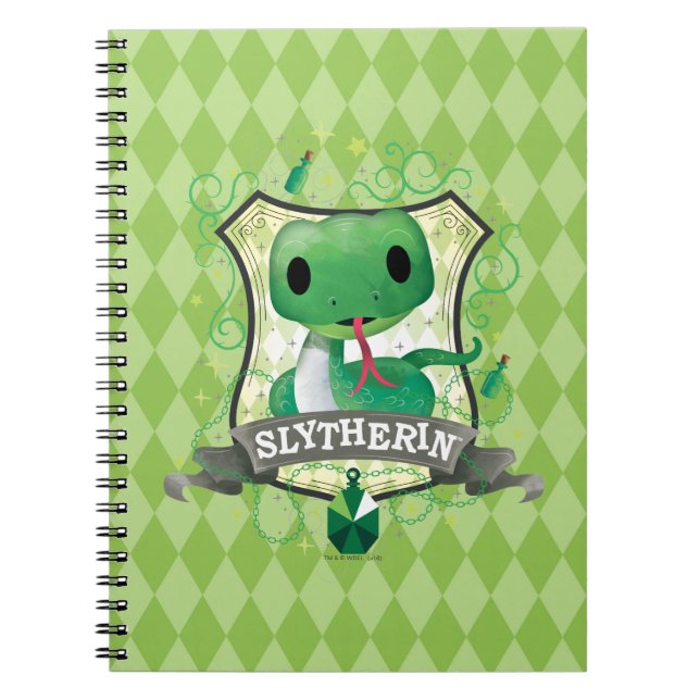Harry Potter | Charming SLYTHERIN™ Crest Notebook (Front)