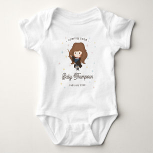 Harry Potter Chibi Hermione Wizard Baby Shower Bodysuit