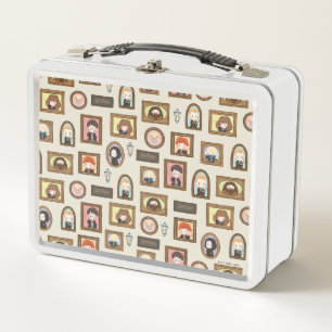 HARRY POTTER™ Chibi Picture Frame Pattern Metal Lunch Box