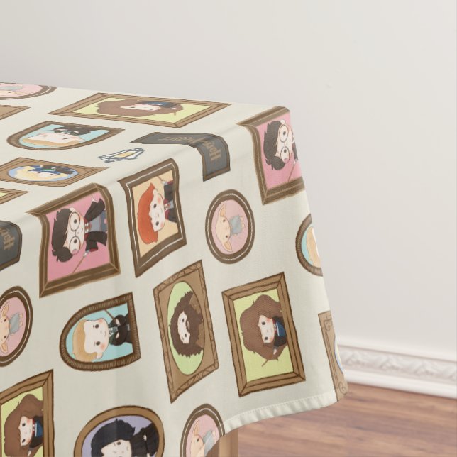 HARRY POTTER™ Chibi Picture Frame Pattern Tablecloth (In Situ)