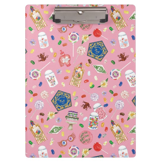 HARRY POTTER™ | Chocolate Frogs & Candy Pattern Clipboard (Front)