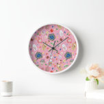 HARRY POTTER™ | Chocolate Frogs & Candy Pattern Clock<br><div class="desc">Check out this HARRY POTTER™ candy pattern design.</div>