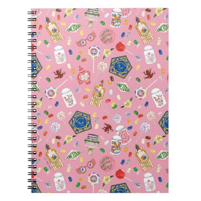 HARRY POTTER™ | Chocolate Frogs & Candy Pattern Notebook (Front)
