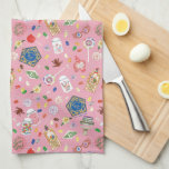 HARRY POTTER™ | Chocolate Frogs & Candy Pattern Tea Towel<br><div class="desc">Check out this HARRY POTTER™ candy pattern design.</div>