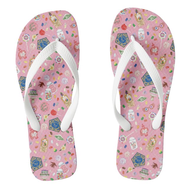 HARRY POTTER™ | Chocolate Frogs & Candy Pattern Thongs (Footbed)