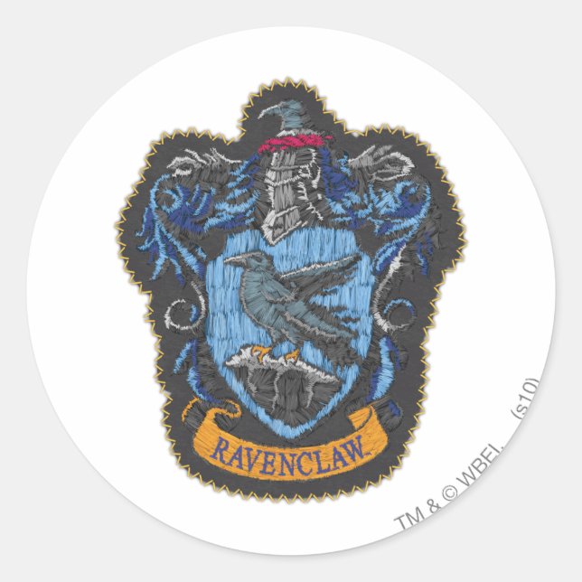 Harry Potter  | Classic Ravenclaw Crest Round Sticker (Front)