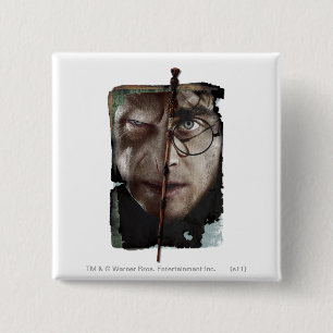 Harry Potter Collage 10 15 Cm Square Badge