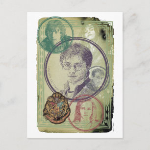 Harry Potter Collage Postcard