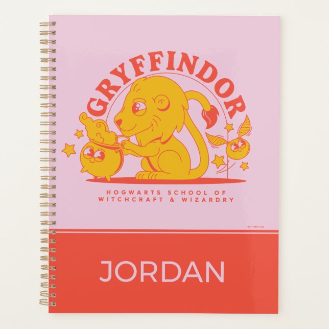 HARRY POTTER™ | Cute GRYFFINDOR™ Hogwarts School Planner (Front)