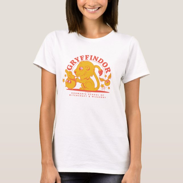 HARRY POTTER™ | Cute GRYFFINDOR™ Hogwarts School T-Shirt (Front)