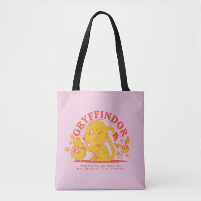 HARRY POTTER™ | Cute GRYFFINDOR™ Hogwarts School Tote Bag (Front)