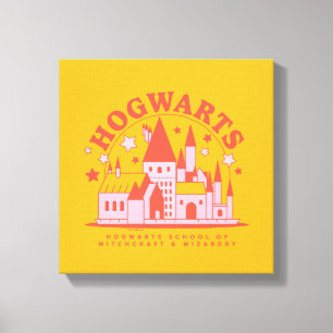 HARRY POTTER™ Cute HOGWARTS™ School Canvas Print