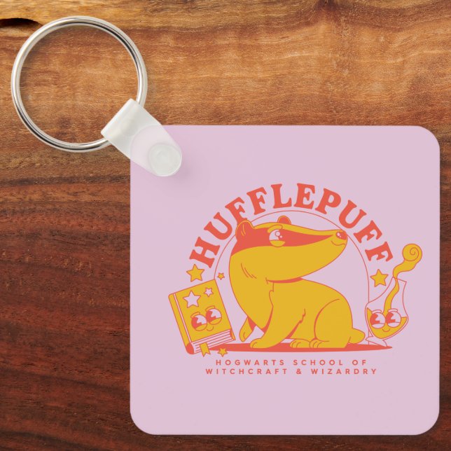 HARRY POTTER™ | Cute HUFFLEPUFF™ Key Ring (Front)