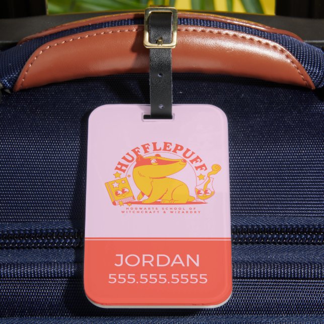 HARRY POTTER™ | Cute HUFFLEPUFF™ Luggage Tag (Front Insitu 2)