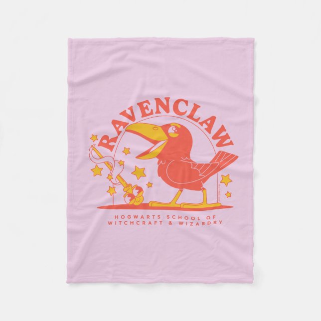 HARRY POTTER™ | Cute RAVENCLAW™ Hogwarts School Fleece Blanket (Front)