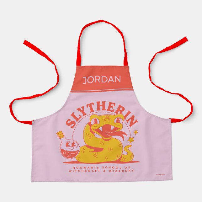 HARRY POTTER™ | Cute SLYTHERIN™ Hogwarts School Apron (Front)