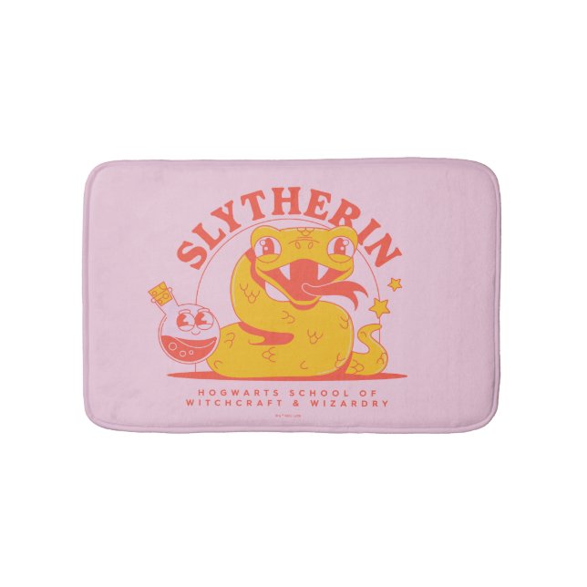HARRY POTTER™ | Cute SLYTHERIN™ Hogwarts School Bath Mat (Front)