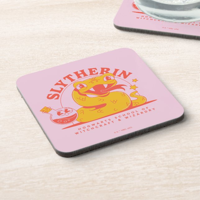 HARRY POTTER™ | Cute SLYTHERIN™ Hogwarts School Coaster (Left Side)