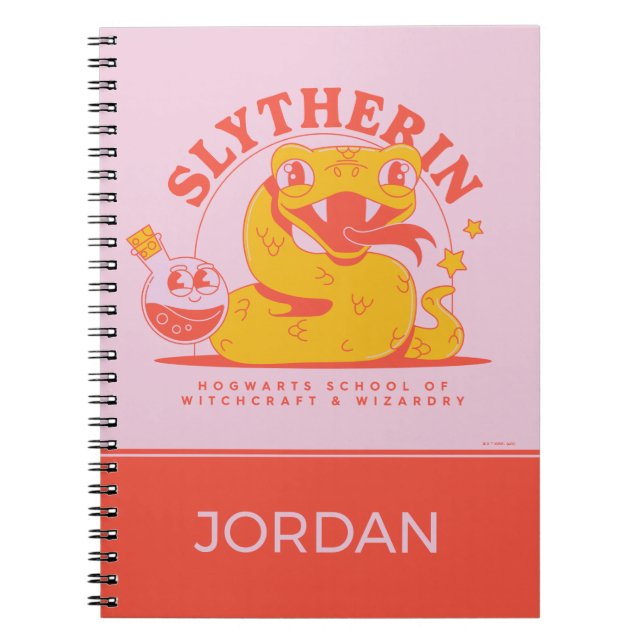 HARRY POTTER™ | Cute SLYTHERIN™ Hogwarts School Notebook (Front)