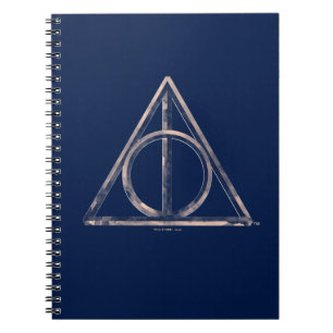 Harry Potter Deathly Hallows Watercolor Notebook