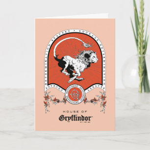 HARRY POTTER™ Delicate Sketch GRYFFINDOR™ Crest Card