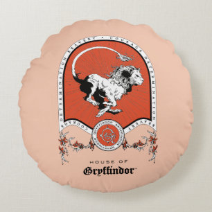 HARRY POTTER™   Delicate Sketch GRYFFINDOR™ Crest Round Cushion