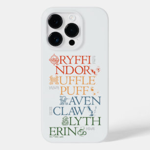 HARRY POTTER™   Delicate Sketch HOGWARTS™ Houses Case-Mate iPhone 14 Pro Case